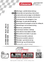 Предварительный просмотр 1 страницы Carrera RC 370501034X Assembly And Operating Instructions Manual