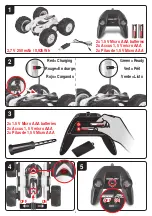 Preview for 4 page of Carrera RC Mini Turnator 360/Stunt Assembly And Operating Instructions Manual