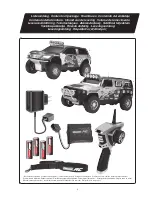 Preview for 2 page of Carrera RC VW Touareg Hummer H3 Assembly And Operating Instructions Manual