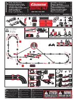 Carrera Digital 143 Nascar Assembly And Operating Instructions Manual preview