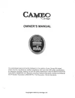 Carriage Cameo Owner'S Manual preview