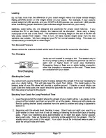 Preview for 10 page of Carriage Carri-Lite 2001 Owner'S Manual