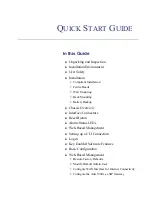 Preview for 3 page of Carrier Access Adit 3500 Quick Start Manual