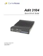 Carrier Access Bridge/Router 3104s Quick Start Manual предпросмотр