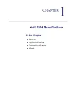 Предварительный просмотр 13 страницы Carrier Access Network Device Adit 3104 User Manual