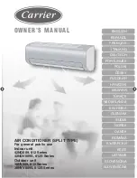 Carrier 012S Series Owner'S Manual предпросмотр