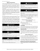 Preview for 2 page of Carrier 024-048 User'S Information Manual