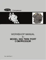 Preview for 1 page of Carrier 05G TWIN PORT Workshop Manual