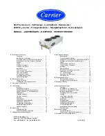 Предварительный просмотр 1 страницы Carrier 09GF Series Manual