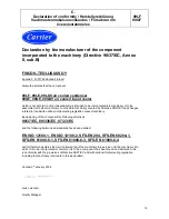 Предварительный просмотр 19 страницы Carrier 09GF Series Manual