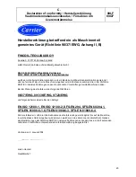 Предварительный просмотр 20 страницы Carrier 09GF Series Manual