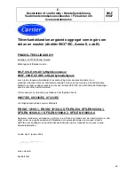 Предварительный просмотр 22 страницы Carrier 09GF Series Manual