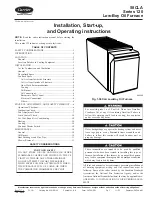 Preview for 1 page of Carrier 1-58CLA Installation, Start-Up, And Operating Instructions Manual