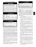 Preview for 3 page of Carrier 110 Series Installation, Start-Up, Operating And Service And Maintenance Instructions