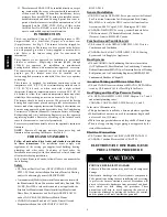 Preview for 4 page of Carrier 110 Series Installation, Start-Up, Operating And Service And Maintenance Instructions