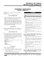 Preview for 1 page of Carrier 120-60-1 Installation Instructions