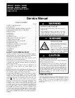 Preview for 1 page of Carrier 124ANS Service Manual