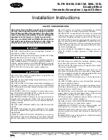 Carrier 16JT080-150 Installation Instructions Manual preview