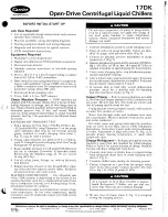 Предварительный просмотр 13 страницы Carrier 17DK Operating And Maintenance Instructions Manual