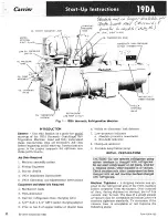 Preview for 1 page of Carrier 19DA Start-Up Instructions