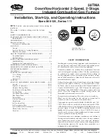 Preview for 1 page of Carrier 2-STAGE 58TMA Install And Operation Instructions