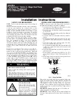 Preview for 1 page of Carrier 25HCB6 Performance Series Installation Instructions Manual