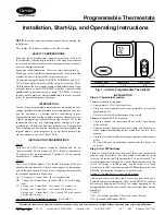 Carrier 2S Installation, Start-Up, And Operating Instructions Manual preview