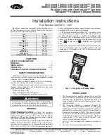 Preview for 1 page of Carrier 30GT-911---062 Installation Instructions Manual