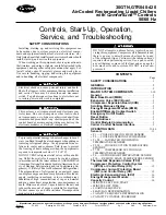 Carrier 30GTN Service And Troubleshooting Manual preview
