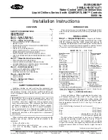 Carrier 30H Installation Instructions Manual preview