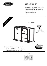 Preview for 1 page of Carrier 30RY 017 Installation, Operation And Maintenance Instructions