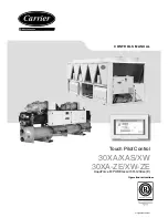 Carrier 30XA-ZE Operation Instructions Manual предпросмотр