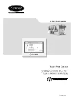 Carrier 30XAV Control Manual preview