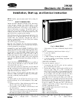 Preview for 1 page of Carrier 31KAX Installation, Start-Up And Service Instructions Manual