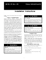 Carrier 320720---751 THRU ---761 Installation Instructions Manual preview