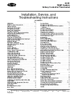 Preview for 1 page of Carrier 33CS Installation, Service, And Troubleshooting Instructions