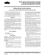 Preview for 1 page of Carrier 33ZCFANTRM Mounting Instructions