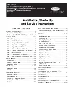 Preview for 1 page of Carrier 38AUZ Installation, Start-Up And Service Instructions Manual