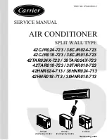 Preview for 1 page of Carrier 38CJR018-723 Service Manual