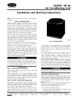 Carrier 38CKB Installation And Start-Up Instructions Manual preview