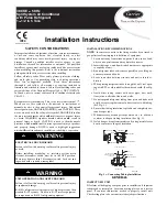 Preview for 1 page of Carrier 38CKE Installation Instructions Manual