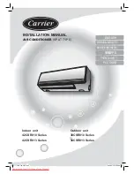 Preview for 1 page of Carrier 38CSR010 Series Installation Manual