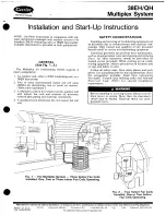 Preview for 1 page of Carrier 38EH Installation And Start-Up Instructions Manual