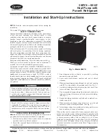 Preview for 1 page of Carrier 38EYX Installation And Start-Up Instructions Manual