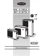 Carrier 38GL...G Installation Manual preview