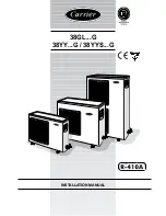 Preview for 1 page of Carrier 38GL018G Installation Manual