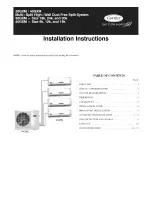 Preview for 1 page of Carrier 38GXM series Installation Instructions Manual