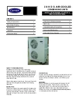 Carrier 38HDS Installation Manual preview