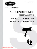 Предварительный просмотр 1 страницы Carrier 38HNR010-713 Service Manual