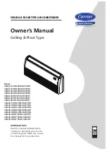 Carrier 38KUS012NS Owner'S Manual preview